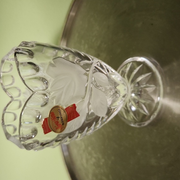 Vintage Anne Hutte Lead Crystal Vase - Picture 4 of 6